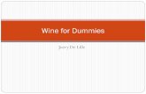 Wine for Dummiesvincoeur.weebly.com/uploads/1/0/3/3/10334037/wijn_voor_dummies_1_les.pdfWat is wijn? Een product dat enkel en alleen verkregen wordt door een gehele of gedeeltelijke