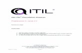  · Het ITIL@ Foundation Examen Proefexamen A, versie 5.2 Meerkeuzevragen Instructies 1 . Alle 40 vragen moeten worden 2. Alle antwwrden mæten het antv,oordforrntdter worden ingevu/d.