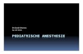 Devroee - Pediatrische anesthesie · 2014-11-14 · Opladen 3mg/kg IV(+ litican1mg/kg IV vanaf 2 jaar) Evopstarten Drip7-10mg/kg /24u Doorbraakpijn: extra 1mg/kg Contramal in 50ml