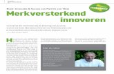 S L N Boek: Innovatie & Succes van Patrick van Thiel ...concernz.nl/files/Pepper Magazine 2_Boekenrubriek... · novatie moet dus merkgedreven zijn, maar hoe doe je dat? Innovatie