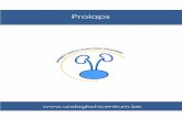 brochure Prolaps UCNWVL...1. Inleiding 10 tot 20% van de vrouwen ontwikkelen tijdens hun leven klachten van uro-genitale prolaps (= verzakking van de blaas, baarmoeder en/of darm).
