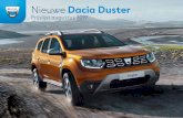 Nieuwe Dacia Duster - Renault...• Navigatie met 7" touchscreen • DAB+ Radio/ MP-3, Bluetooth ®1, stuurwielbediening, USB- en 3,5 mm jack aansluiting • Kaart Nederland • Met