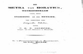 TEN GEBRUIKE DER Taljusche clumper 1845.pdf · DE METRA VAN HORATIUS, VooRAFGEGAAN DOOR EENE-INLEIDING IN DE METRIEK. TEN GEBRUIKE DER Taljusche Schofew g DOOR Dr. M. T. vzwneen,