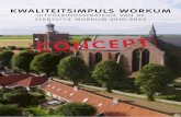 uitvoeringsstrategie van de stadsvisie workum 2010-2025 · C o NC ept. 4 5 De aanwezigheid van (cultuur)historie, musea en kunst en het culinaire aanbod in combinatie met de watersport