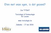 Jan TYTGAT Toxicologie & Farmacologie KU Leuven … · 2018-05-18 · BEREIDING Laat niet veel tijd tussen versnijden, wassen en bereiden. Laat ze niet langer koken dan nodig. 1 eetlepel