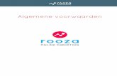 algemene voorwaarden RoozaOnlineMarketing · 2017-12-14 · 3 2.6. Indien Rooza Online Marketing niet steeds de strikte naleving van deze algemene voorwaarden verlangt, brengt dit