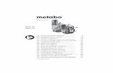 MAG 32 MAG 50 - Generatoare agt METABO... · 3 Instructiuni generale de siguranta 4 Instructiuni speciale de siguranta 5 Descriere 6 Punerea in functiune 6.1 Conectarea electrica