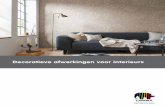 Decoratieve afwerkingen voor interieurs · 2019-12-02 · Tisano Legra. Mandisa Tiana Leano Linea Tizia Miko. Arte Velvet 3D Palazzo 55 DecoLasur matt 3D Pinie 15 ArteLasur Color