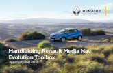 Handleiding Renault Media Nav Evolution Toolbox...1. De USB-Stick Synchroniseren Met Het Navigatiesysteem 1. Plaats een USB-stick in het Media Nav-systeem en zet het navigatiesysteem