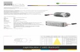A9990275 Retro LED ATON 36° 450Lm 2800K Product sheet · 2015-10-08 · A9990275 Retro LED ATON 36° 454Lm/9.6W 2800K LED Module with 36° reflector Modulaire bouwvorm, waarbij de
