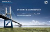 Deutsche Bank Nederland · Deutsche Bank 12. Ambitie, benodigd risico en gewenste zekerheid Streven naar een waardevast pensioen in het kader van voorwaardelijke toeslagverlening