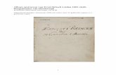 Album amicorum van Ernst Brinck Leiden 1602-1649, … · 2018-03-08 · 1627-1634 (de eerste twee kransen om het wapenschild) geen kruisje) 1637 geen kruisje 1649 geen kruisje 1608