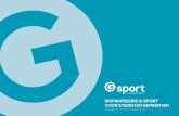 INSPIRATIEGIDS G-SPORT VOOR STEDEN EN GEMEENTEN · G-sport Vlaanderen vzw bundelt in deze ‘Inspiratiegids G-sport’ 50 concrete tips, dit aan de hand van de volgende zes thema’s: