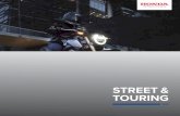 STREET & TOURING - Honda · 2019-08-01 · 05 pgm fi programmed fuel injection hecs3 honda evolutional catalysing system abs anti-lock braking system hiss honda ignition security