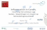 Inflammation in Cancer, Inflammation in cancer.pdf•overieel epitheel> risico op ovarium carcinoom •blaas carcinoom •inflammatory myofibroblastische tumor ... •Heeft invloed