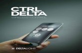 CTRL DELTA - Delta Light · Download de Casambi App in de App of Play Store. 4. Schakel Bluetooth in en zoek uw CTRL DELTA in de Casambi App. 5. Neem een foto van uw kamer en configureer