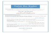 Tafsir Ibn Kathirqurango.com/images/tafsirenglish/57.pdfTafsir Ibn Kathir Alama Imad ud Din Ibn Kathir Tafsir ibn Kathir, is a classic Tafsir (commentary of the Qur'an) by Imad ud
