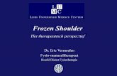 Frozen Shoulder · Historie 1934 E.A. Codman The Shoulder ‘frozen shoulder’ • It’s difficult to define • It’s difficult to treat • It’s difficult to explain from the
