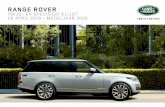 RANGE ROVER...De afbeelding links toont de Range Rover SVAutobiography Long Wheelbase met Duo Tone-lak in Aruba en Silicon Silver, uitgevoerd met opties. De foto’s in deze Prijs-