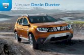 Nieuwe Dacia Duster - Van Mossel VKV · 2019-02-27 · Nieuwe Dacia Duster Belangrijkste standaarduitrusting Techniek en veiligheid • • Antiblokkeersysteem (ABS) met elektronische