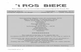 ´t ROS BIEKE - De Rosse Bie · Een uitgave van de Koninklijke Imkersvereniging De Rosse Bie Jaargang 39nr.6 november – december 2015 Verantw. uitgever : H. Braet Oude dijk 35 2300
