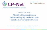 Richtlijn Diagnostiek en behandeling bij kinderen met spastische Cerebrale Parese · 2020-01-21 · 1. Meer informatie t.a.v. het toepassen van een aanbeveling in de praktijk vind