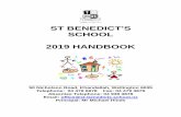 › wp-content › uploads › 2019 › 02 › ... ST BENEDICT'S SCHOOL 2019 HANDBOOKSt. Benedict's is a full primary school catering for students from 5-13 years of age (New Entrant