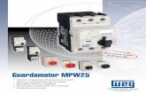 Guardamotor MPW25 - gedisa.com.ve · E-mail: wex-mark@weg.net Guardamotor MPW25 Solución compacta para protección de los circuitos eléctricos y arranque/protección de motores