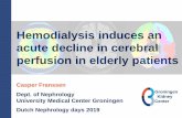 Hemodialysis induces an acute decline in cerebral ... · Hemodialysis induces an acute decline in cerebral perfusion in elderly patients Casper Franssen Dept. of Nephrology University