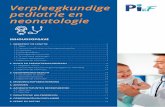 Verpleegkundige - Werkpostfiche · 2019-09-30 · PI Medische zorg: Verpleegkundige pediatrie en neonatologie - p. 6 Verpleegkundige pediatrie en neonatologie Procedure: w Maak de