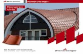 Technical commercial info sheet VHV roof tile...Dakoplossingen De Verbeterde Holle met een extra ‘V’ voor Variabel Verwerkbaar is een uiterst breed toepasbare keramische dakpan.