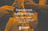 Departement Scheidsrechters - Basketbal Vlaanderen...Art. 29 24-sec regel, na de keuze van de coach (3) Backcourt 24 sec na fout, overtreding of doelpunt Geen reset indien uitbal of