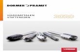 HARDMETALEN STIFTFREZEN BURRS 2020 NL...Ferritisch of perlitisch smeedbaar ijzer met een hardheid van 160 – 200 HB Perlitisch smeedbaar ijzer met een hardheid van 200– 240 HB Kneedbaar