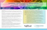 SPIRAL DYNAMICS INTEGRAL LEVEL 2 - Synnervate · 2018-10-18 · Spiral Dynamics Integral (SDi) identiﬁceert de diepere drijfveren die de basis zijn van ons gedrag, ons wereldbeeld