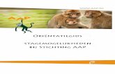 Voorwoord - Stichting AAP Orientatiegids stages bij AAP_0.pdf · het Chimpansee Complex, maak je voordat je mag starten op de afdeling eerst een SOP test (Standard Operating Procedures).