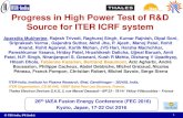 Progress in High Power Test of R&D Source for ITER ICRF …© ITER-India, IPR (India) Test facility at ITER-India lab 7 LP section SSPA PLC & PXI based Controls Test Bed Aux. PS 3MW