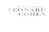 De demonen van LEONARD COHEN · eerder over Leonard Cohen te hebben geschreven (al maakt zijn werk al zo’n twintig jaar deel uit van mijn onderwijs aan de McGill University), een