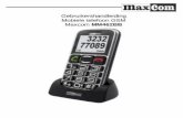 Gebruikershandleiding Mobiele telefoon GSM Maxcom MM462BB · SOS-toets (Zend het alarm uit en belt en zend automatisch SMS-berichten op het eerder gedefineerde nummer) ICE-toets (Druk