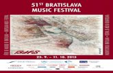 51st Bratislava Music Festival - Slovak Philharmonic · Henri Tomasi Trumpet Concerto Antonín Dvořák The Water oblin, symphonic poem, Op. 107g Alexander Arutunyan Trumpet Concerto
