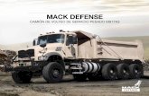 MACK DEFENSEj7dw4xlk473roufa2qi1siiq-wpengine.netdna-ssl.com/... · El camión de volteo de servicio pesado Mack Defense M917A3 se basa en el modelo comercial Mack ® Granite , fabricado
