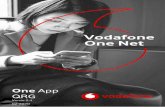 Vodafone One Net · Vodafone One Net – One App QRG (mobile) – februari 2020 (V2.4) 4 2. Technische eisen en installatie 2.1 Technische eisen One App is geschikt voor Apple en