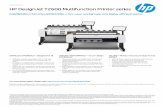 Datasheet HHP DesignJet T2600 Multifunction Printer ... · PDF file and the Epson SC-T5200 MFP to enable top media loading. Most quiet according to internal HP testing of sound pressure