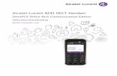 Alcatel-Lucent 8242 DECT Handset - InBusiness ICT ... Alcatel-Lucent 8242 DECT Handset 8AL90311NLAAed01 7 /61 1 Telefoon leren kennen 1.1 Beschrijving van de telefoon Uw telefoon kan
