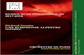 RESSOURCES PÉDAGOGIQUES 2017-2018 Richard Strauss UNE ...medias.orchestredeparis.com/pdfs/dossier-pedagogique-symphonie-alpestre.pdf · par l’étude de Schumann et de Mendelssohn,