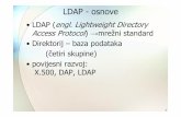 LDAP - dandroic/nastava/mr/ldap.pdf · PDF file Apple Open Directory Novell eDirectory IBM Tivoli Directory Server Microsoft Active Directory Apache Directory Server Fedora Directory