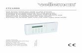 CTC1000 - Velleman · CTC1000 . GSM BASED WIRELESS HOME ALARM SYSTEM DRAADLOOS ALARMSYSTEEM MET GSM-MODULE ... • remote command and access to the system from anywhere via SMS ...