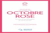 DU 1 octobre 2018 octobre - BergonieContact : baronenaction@gmail.com cEnOn télététon Projection du film « Cancer & grossesse » (6 octobre) et vernissage des expositions « ma