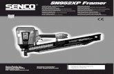 SN952XP Framer · PDF file Steek de strip spijkers in de achterkant van het magazijn. Gebruik uitsluitend SENCO spijkers (zie Technische Specificaties). Laadt nooit met de veiligheid