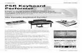 FEATURE GUIDE PSR Keyboard Performer - Yamaha Club 0011.pdf · 2012-10-10 · 17 APRIL / MAY 2003 KEYBOARD & CLAVINOVA FEATURE GUIDE PSR Keyboard Performer A series for all PSR Portable