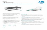 HP Tango X · Datasheet | HP Tango X Technische specificaties Voetnoten 'Smar t Home printer ' gedefinieerd aan de hand van de volgende criteria: 1) Uitsluitend ont wor pen voor mobiele